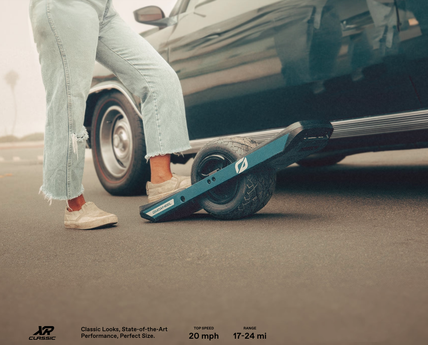 Onewheel XR Classic One Foot On Board