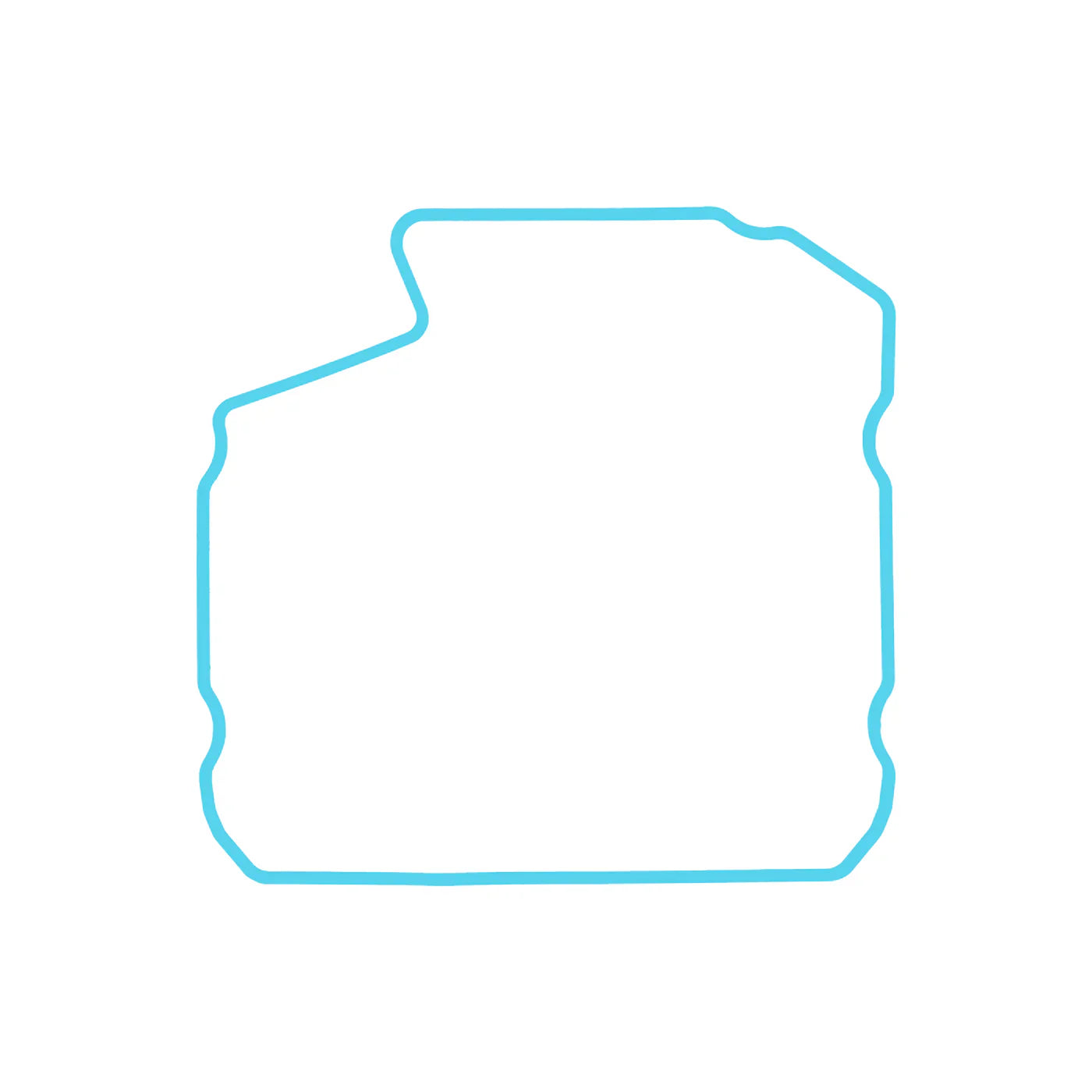 Controller Side Gasket in Tiffany Colour for Onewheel GT